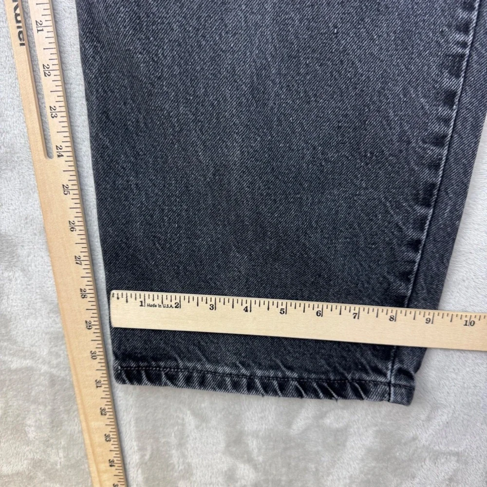 Y2K Levi 550 Jeans Mens 40 Gray Relaxed Fit Tapered Leg Denim Streetwear 2005